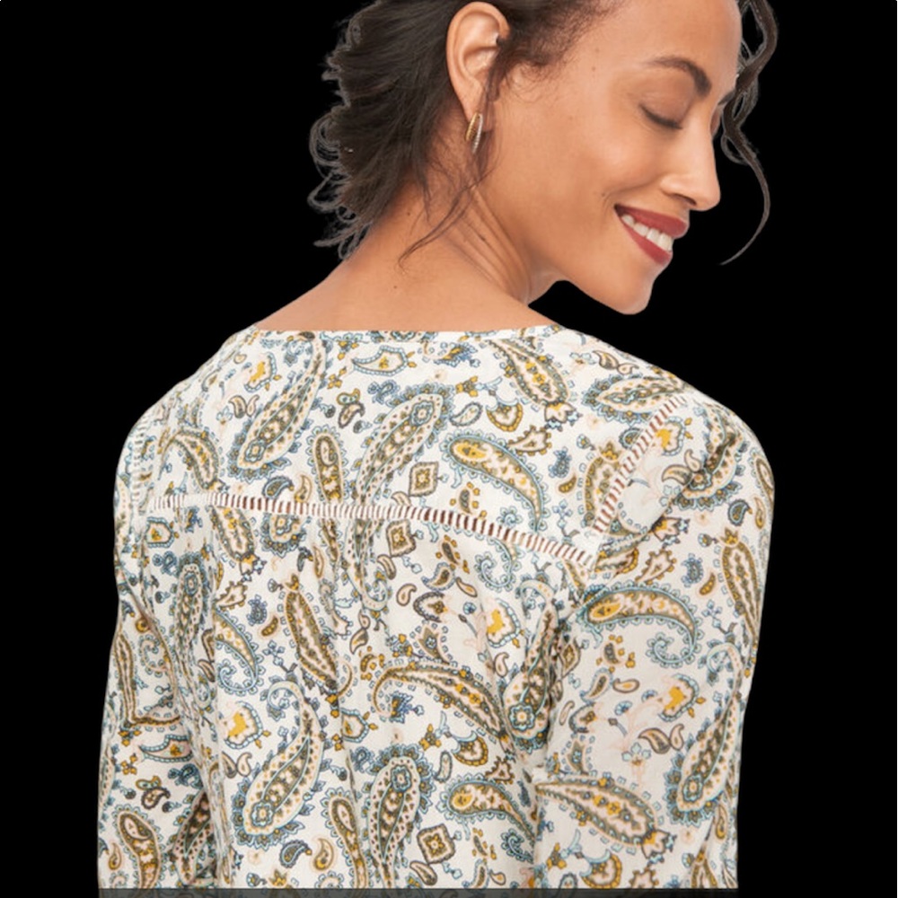 COTTON POPOVER - ROCKING PAISLEY - Picture 3 of 3